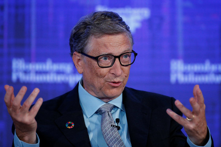 Microsoft co-founder Bill Gates, speaks at the Bloomberg Global Business Forum in New York