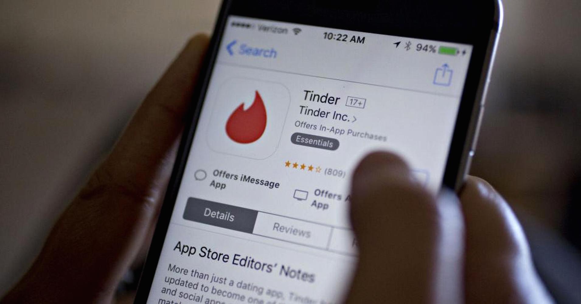 Tinder's dating app 
