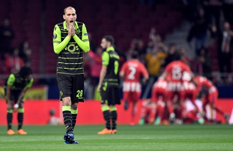 Sporting Lisbon's Dutch international Bas Dost