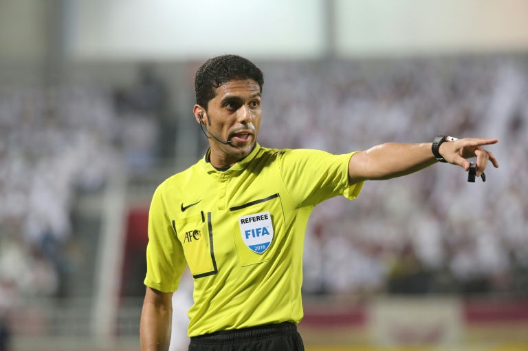 Saudi referee Fahad al-Mirdasi 