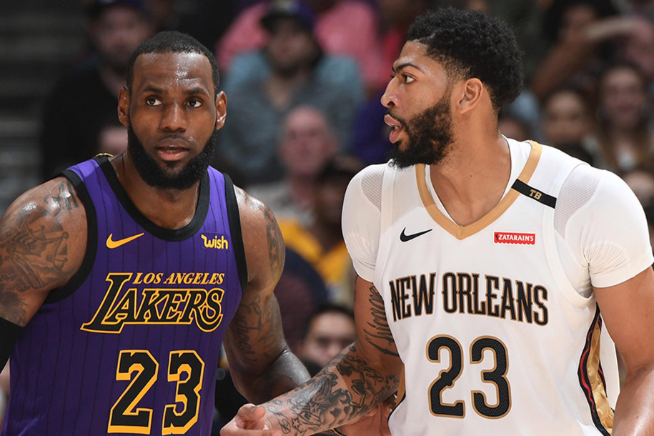 LeBron James and Anthony Davis