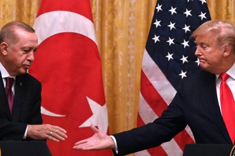 US President Donald Trump met with Turkey's President Recep Tayyip Erdogan