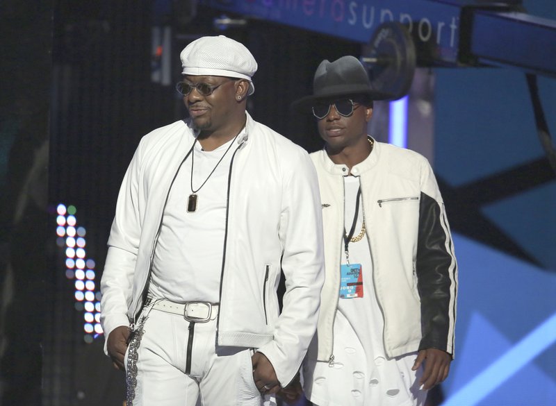 Bobby Brown, left, and Bobby Brown Jr.