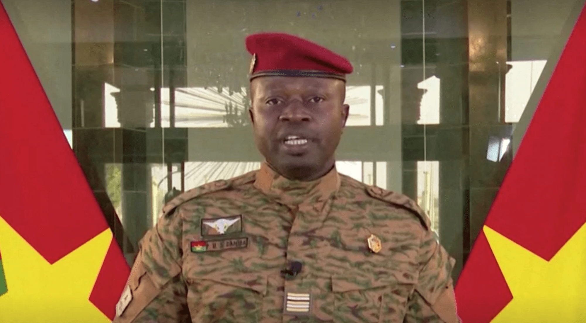 New Military Leader Of Burkina Faso, Lieutenant Colonel Paul-Henri Damiba