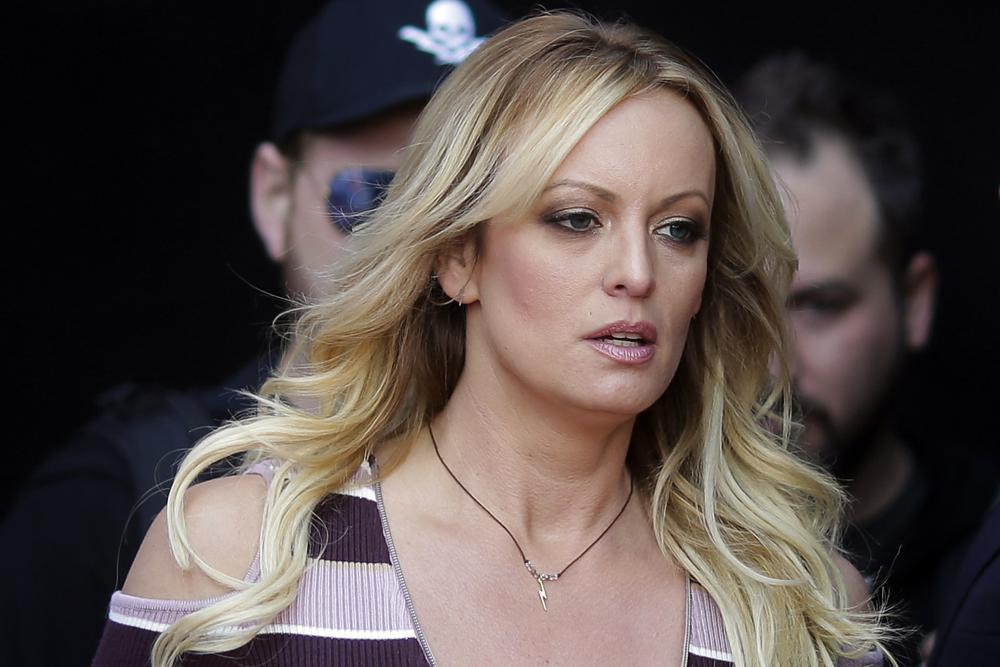 Adult film actress Stormy Daniels