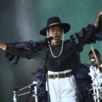 Singer Lauryn Hill performs on the Pyramid stage on the third day of the Glastonbury Festival at Worthy Farm, Somerset, England, June 28, 2019.