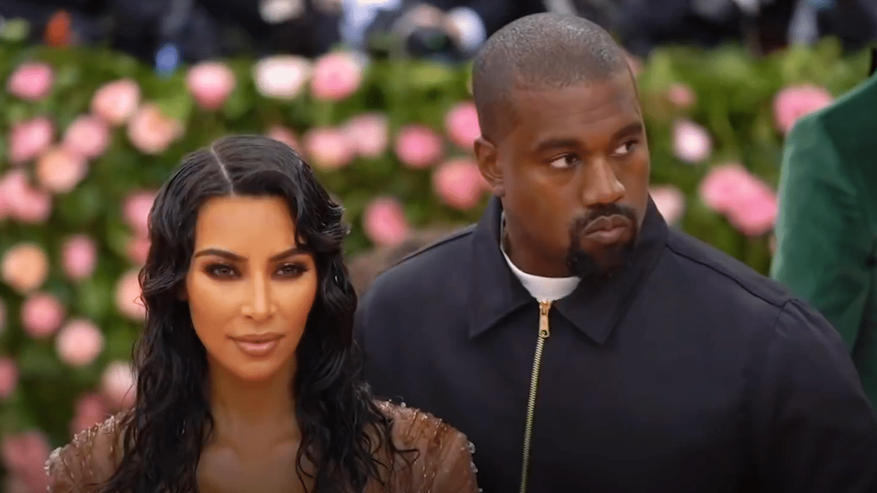 Kim Kardashian and Kanye West at the Met Gala in 2019