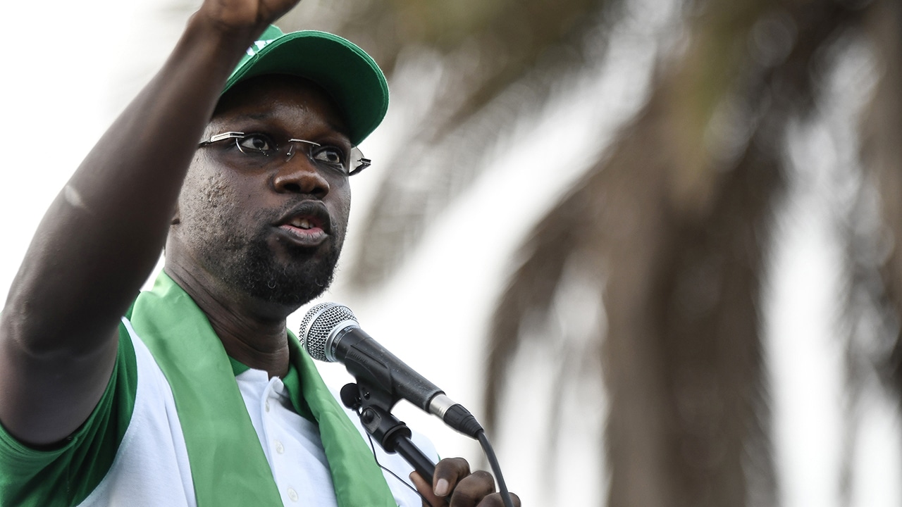 The top opposition leader in Senegal, Ousmane Sonko