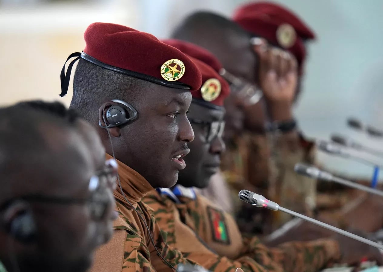 President of Burkina Faso Ibrahim Traore