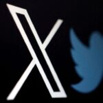 The logo of social media platform X, formerly Twitter