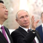 Russian President Vladimir Putin with President of the People's Republic of China Xi Jinping