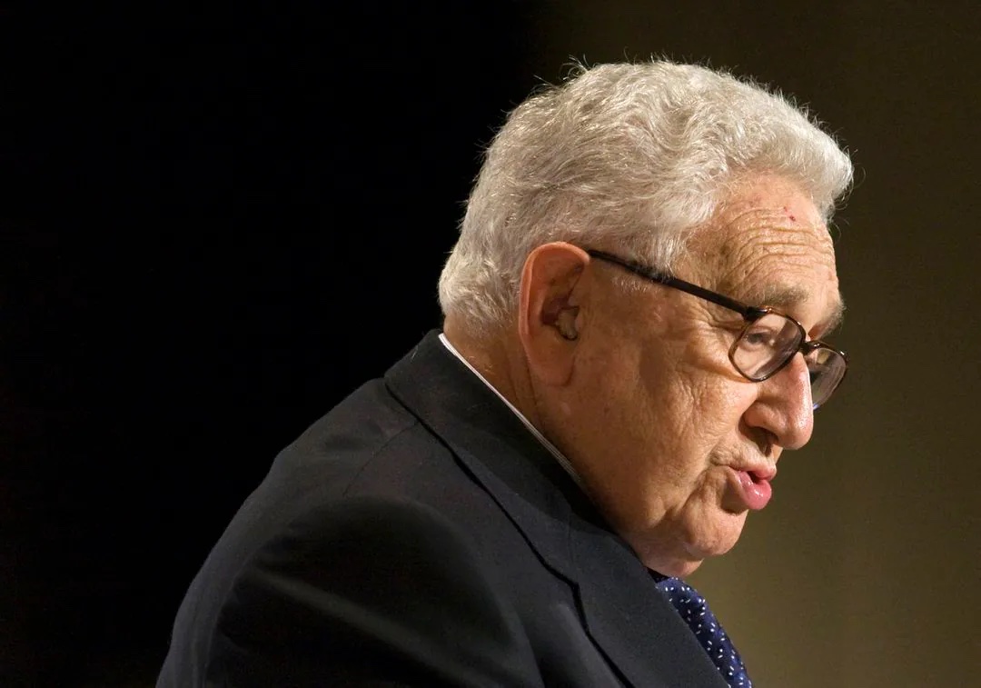Former U.S. Secretary of State Henry Kissinger speaks at the International Economic Forum of the Americas/Conference of Montreal in 2008. REUTERS/Shaun Bes