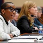 Harvard University President Claudine Gay testifies before a House Education and The Workforce Committee hearing titled "Holding Campus Leaders Accountable and Confronting Antisemitism" on Capitol Hill in Washington, U.S., December 5, 2023. REUTERS/Ken Cedeno