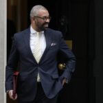 Britain’s Home Secretary James Cleverly