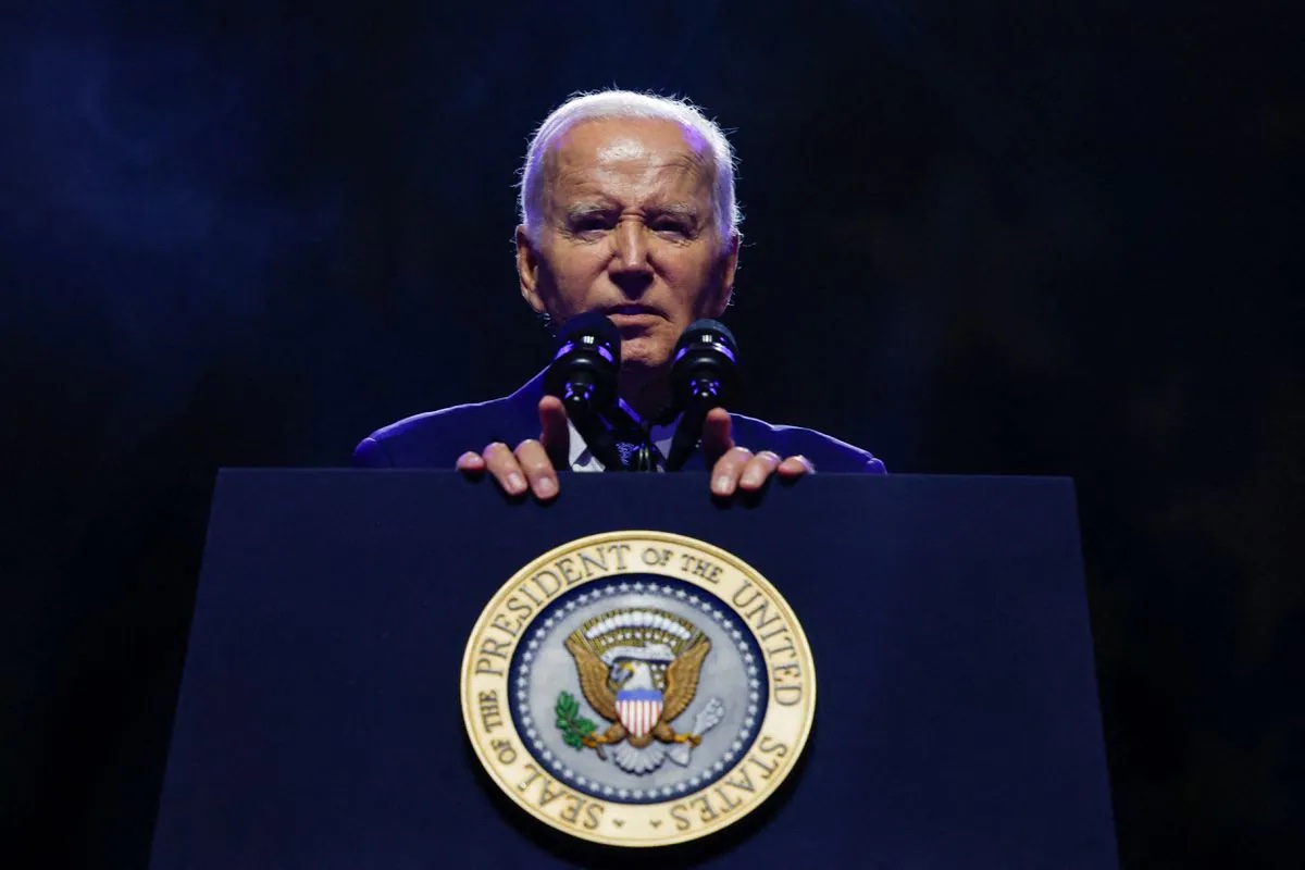 U.S. President Joe Biden delivers remarks on democracy during an event honoring the legacy of late U.S. Senator John McCain at the Tempe Center for The Arts in Tempe, Arizona, U.S., September 28, 2023