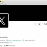 A screen capture of Twitter's official page with an "X" on the profile image is seen on July 23, 2023 in this screengrab obtained from a social media website. via REUTERS/File Photo