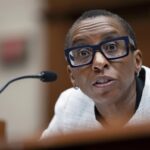 Harvard University President Claudine Gay speaks during a hearing of the House Committee on Education on Capitol Hill, Dec. 5, 2023, in Washington.