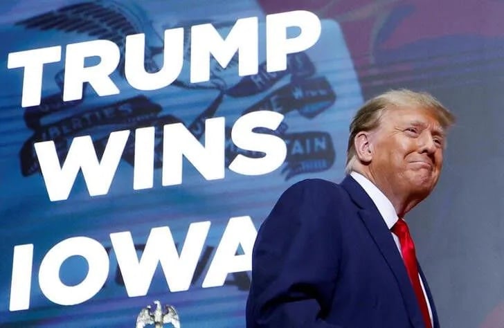 Republican presidential candidate and former U.S. President Donald Trump