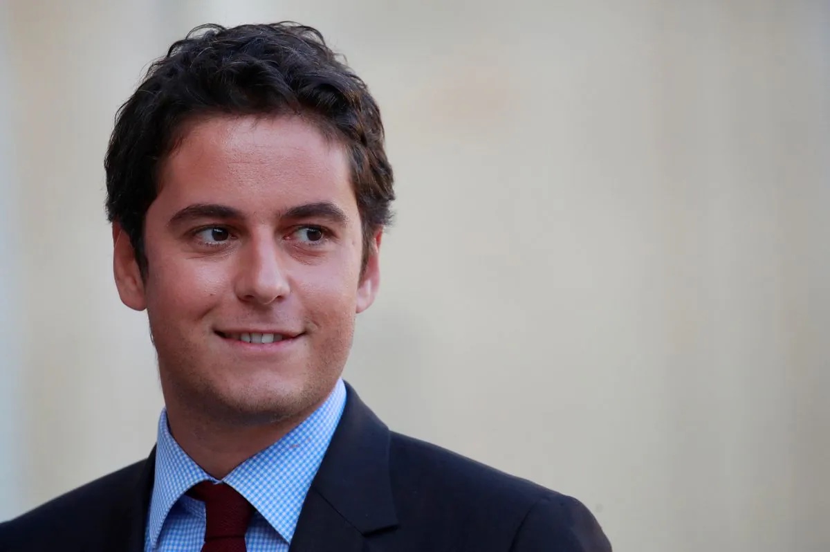 Gabriel Attal, newly-named French Junior Education Minister