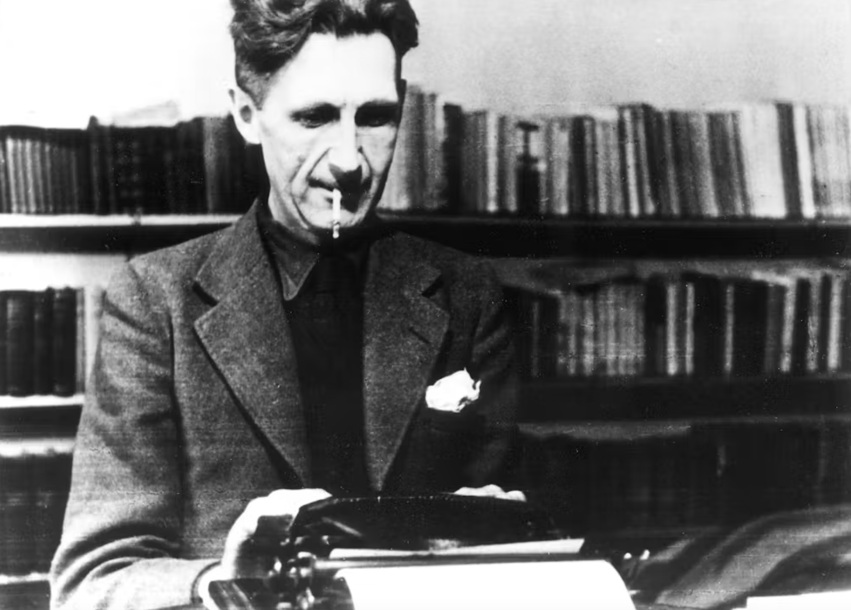 George Orwell, whose writings from the middle of the 20th century have relevance in 2024.