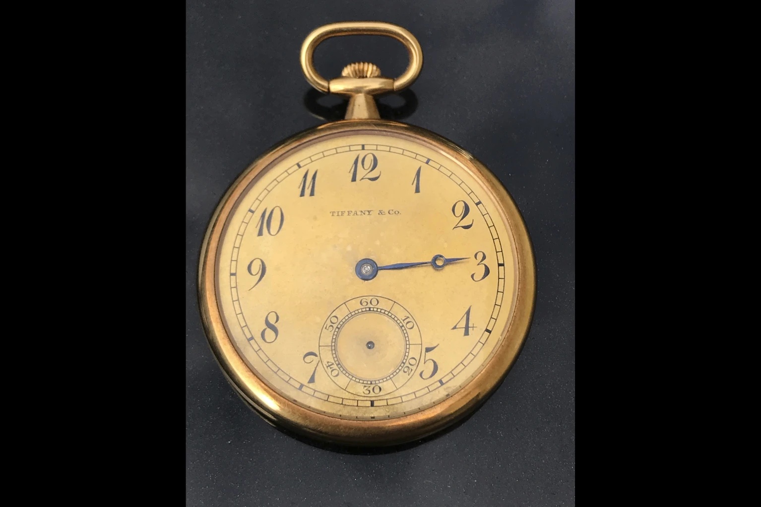 This undated photo made available by Henry Aldridge and Son shows a gold pocket watch that was given to Capt. Arthur Rostron, captain of RMS Carpathia that rescued 700 survivors of the Titanic. The watch sold at auction on Saturday Nov. 16, 2024 for nearly million.