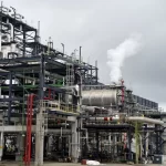 A view of the Mild Hydrocracking Unit (MHC) at the Dangote Petroleum Refinery in Lagos, Nigeria, July 20, 2024.