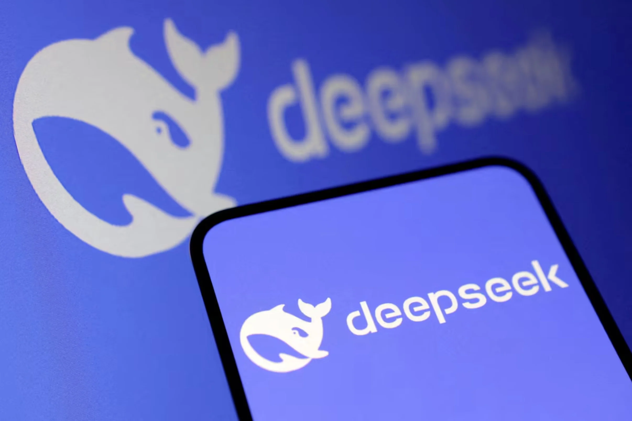 The Deepseek logo is seen in this illustration taken Jan. 27, 2025.