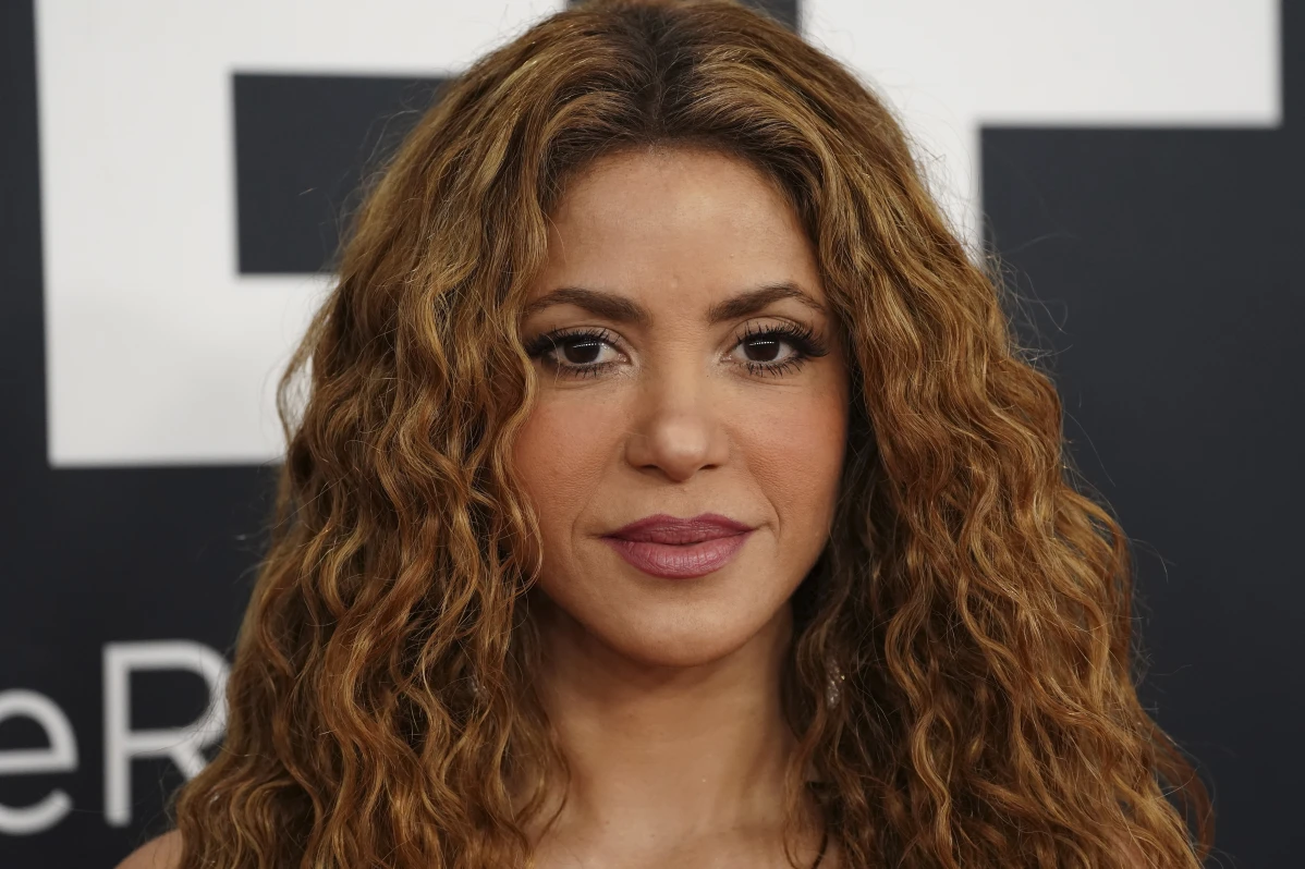 Shakira arrives at the 67th annual Grammy Awards on Sunday, Feb. 2, 2025, in Los Angeles.
