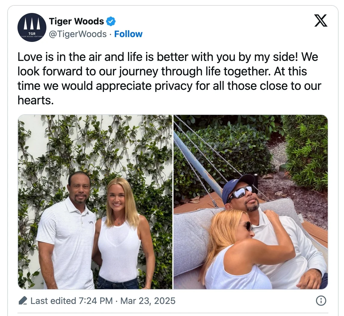 Tiger Woods x Post