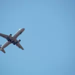 White airliner.