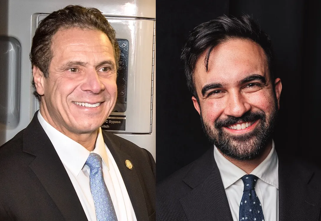 Andrew Cuomo and Zohran Mamdani.