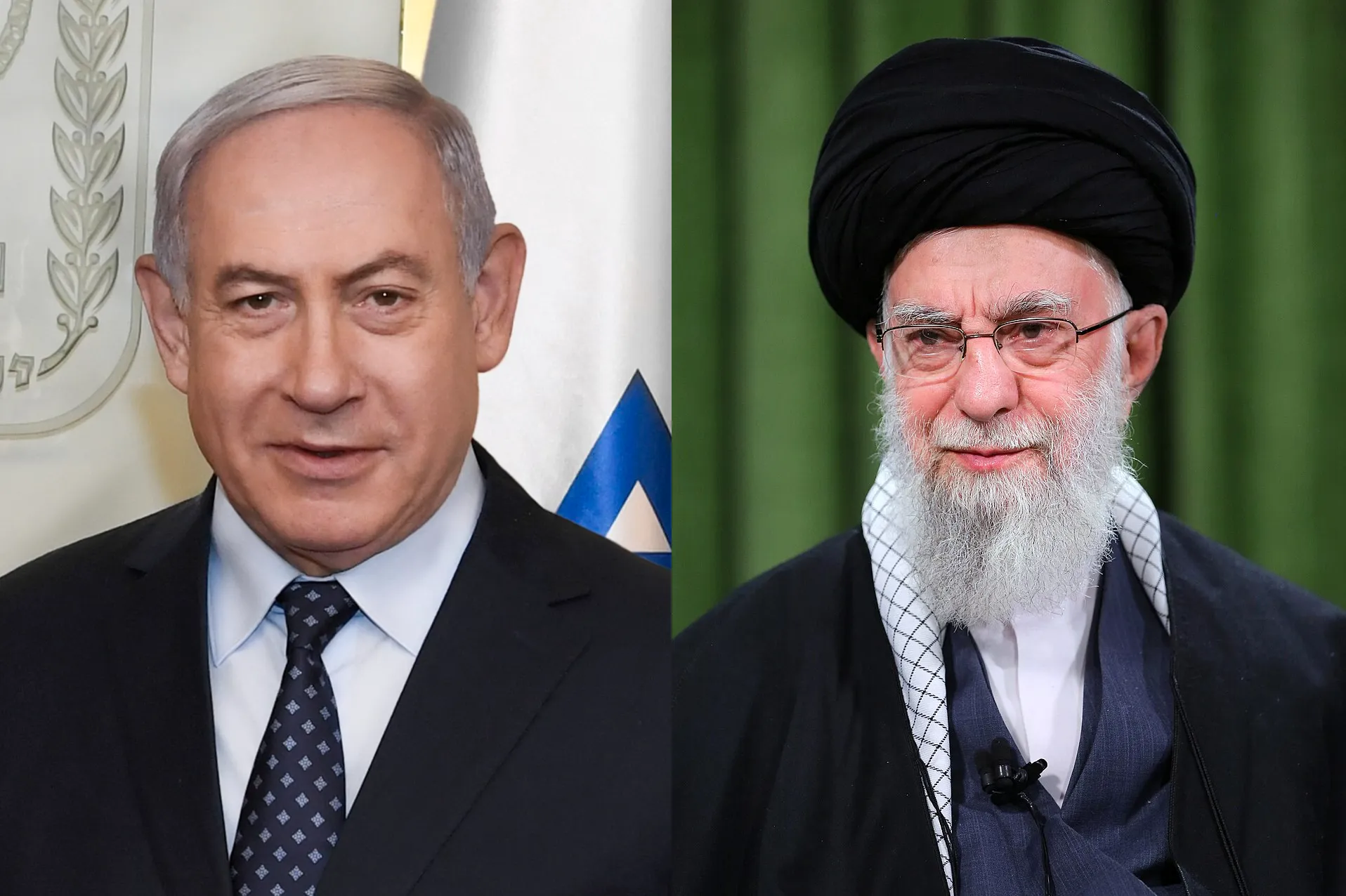 Israeli Prime Minister Benjamin Netanyahu and Iran's Supreme leader Ayatollah Ali Khamenei