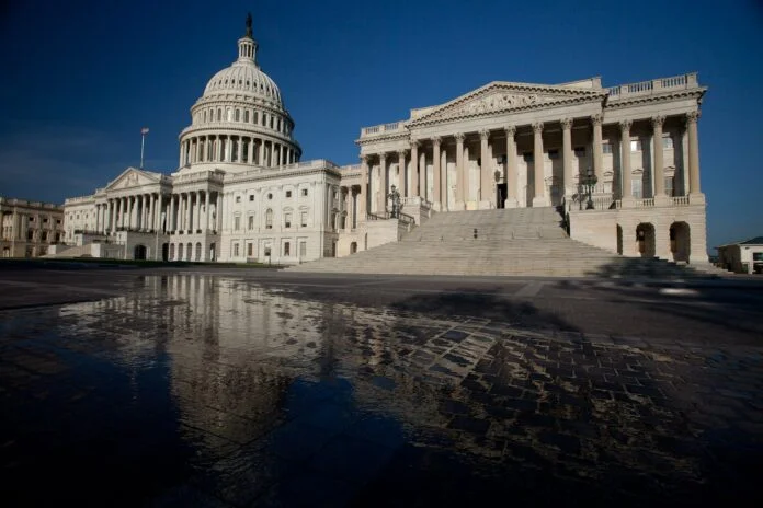 The United States Capitol.