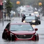 heavy rains and flooding in New York City