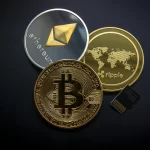 Most know cryptocurrencies Ripple, Etehereum and Bitcoin.