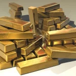 Gold bars.