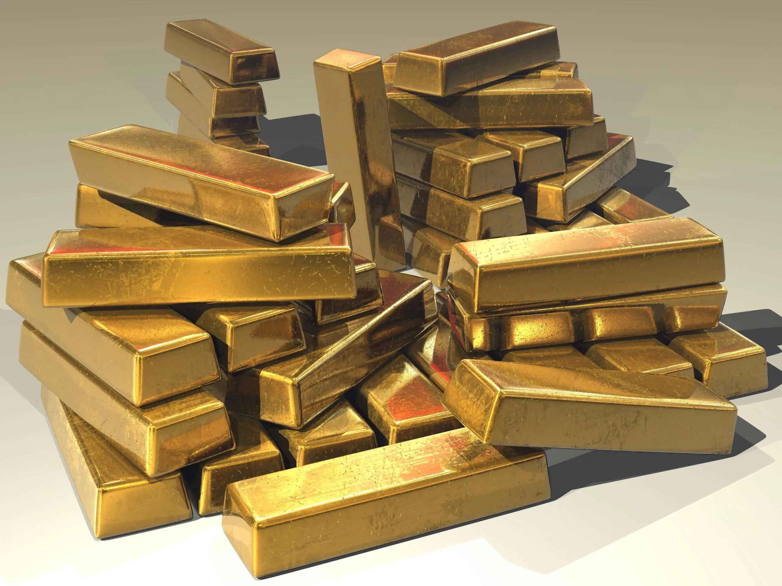 Gold bars.