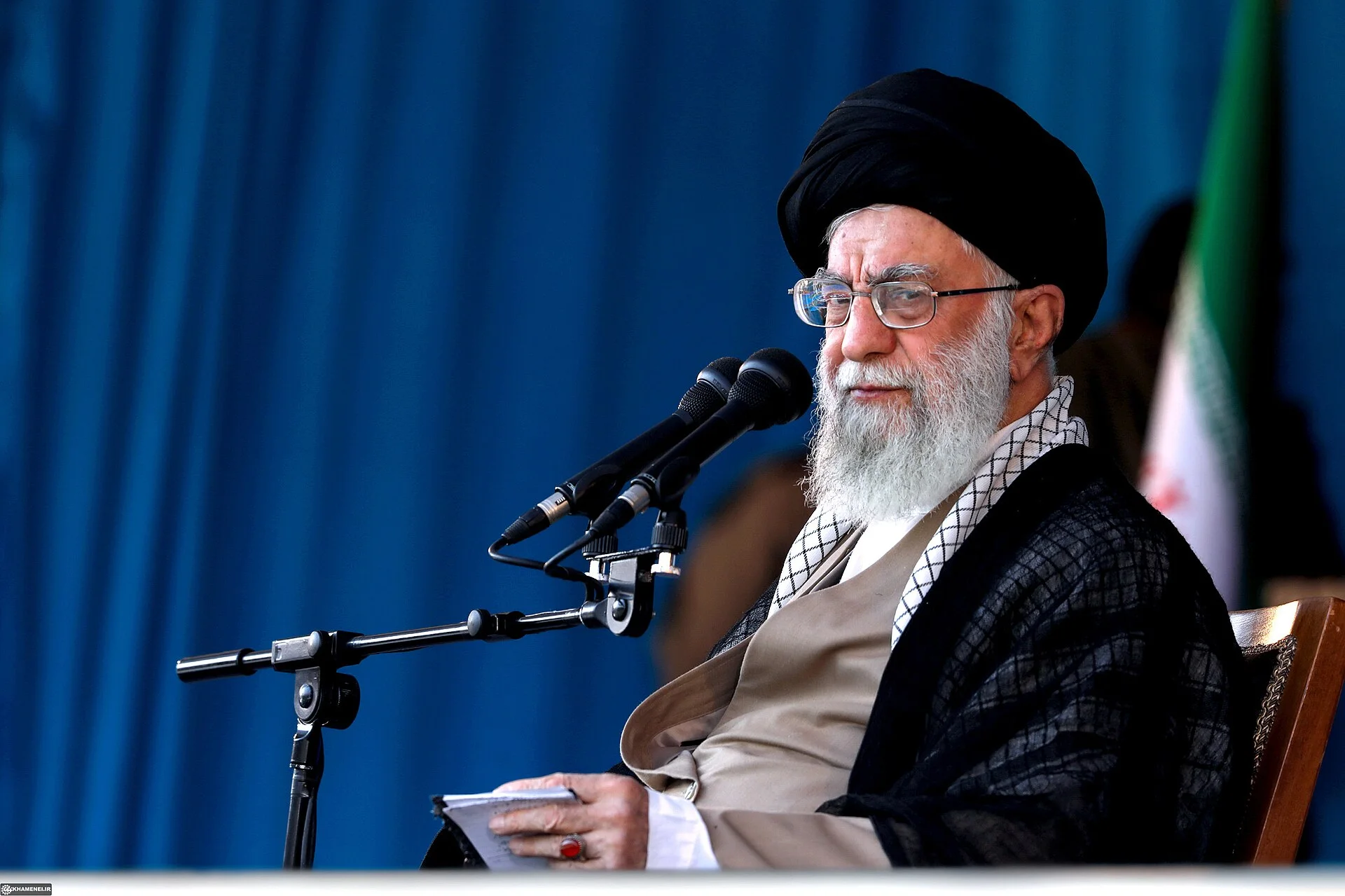 Supreme Leader Ayatollah Ali Khamenei.