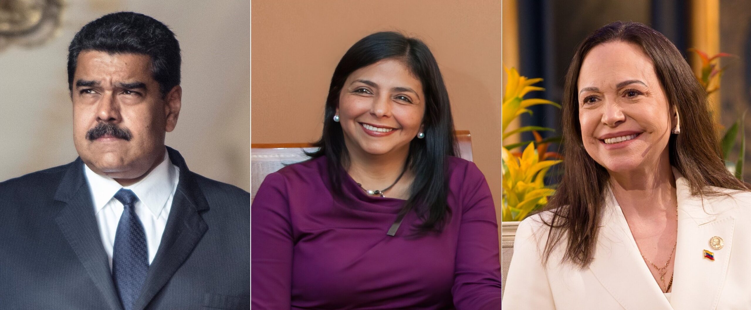 Nicolás Maduro, Nicolás Maduro and María Corina Machado.