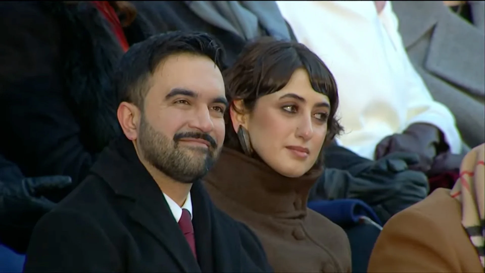 Zohran K. Mamdani and his wife Rama Duwaji