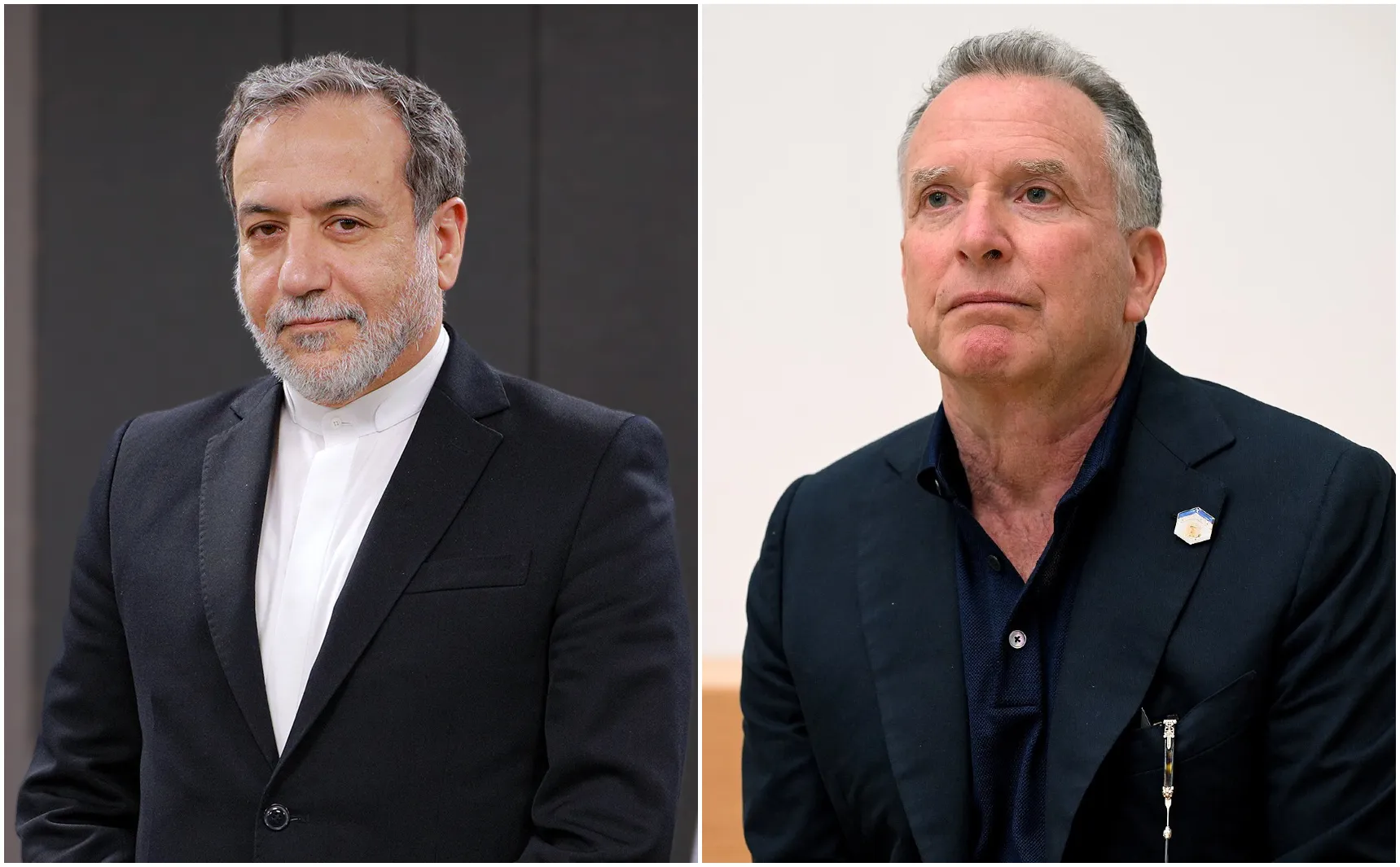 Iranian Foreign Minister Abbas Araghchi and Steve Witkoff, White House special envoy.