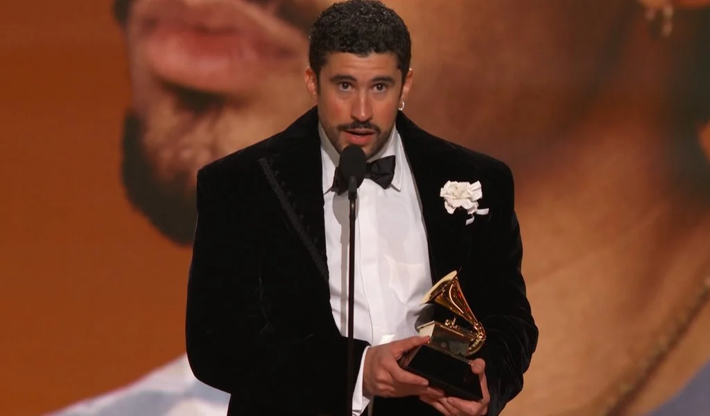 Bad Bunny makes history with the first Spanish-language album to win Album of the Year at the 68th Grammy Awards.