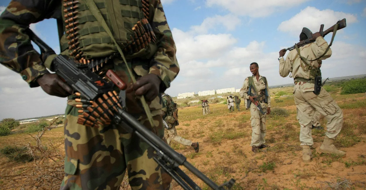 African Soldiers.