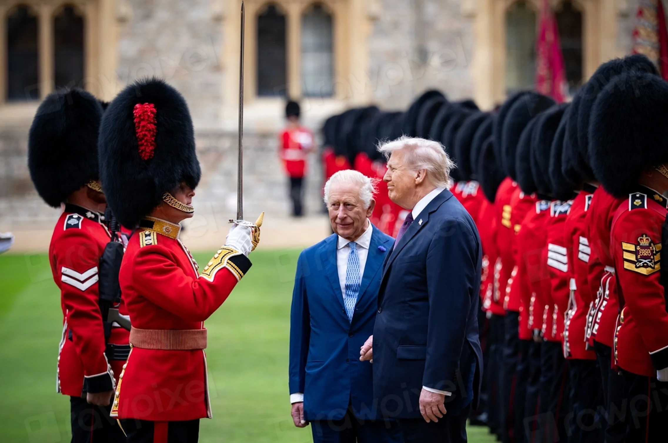 King Charles III and President Donald Trump. Image credit: rawpixel.com