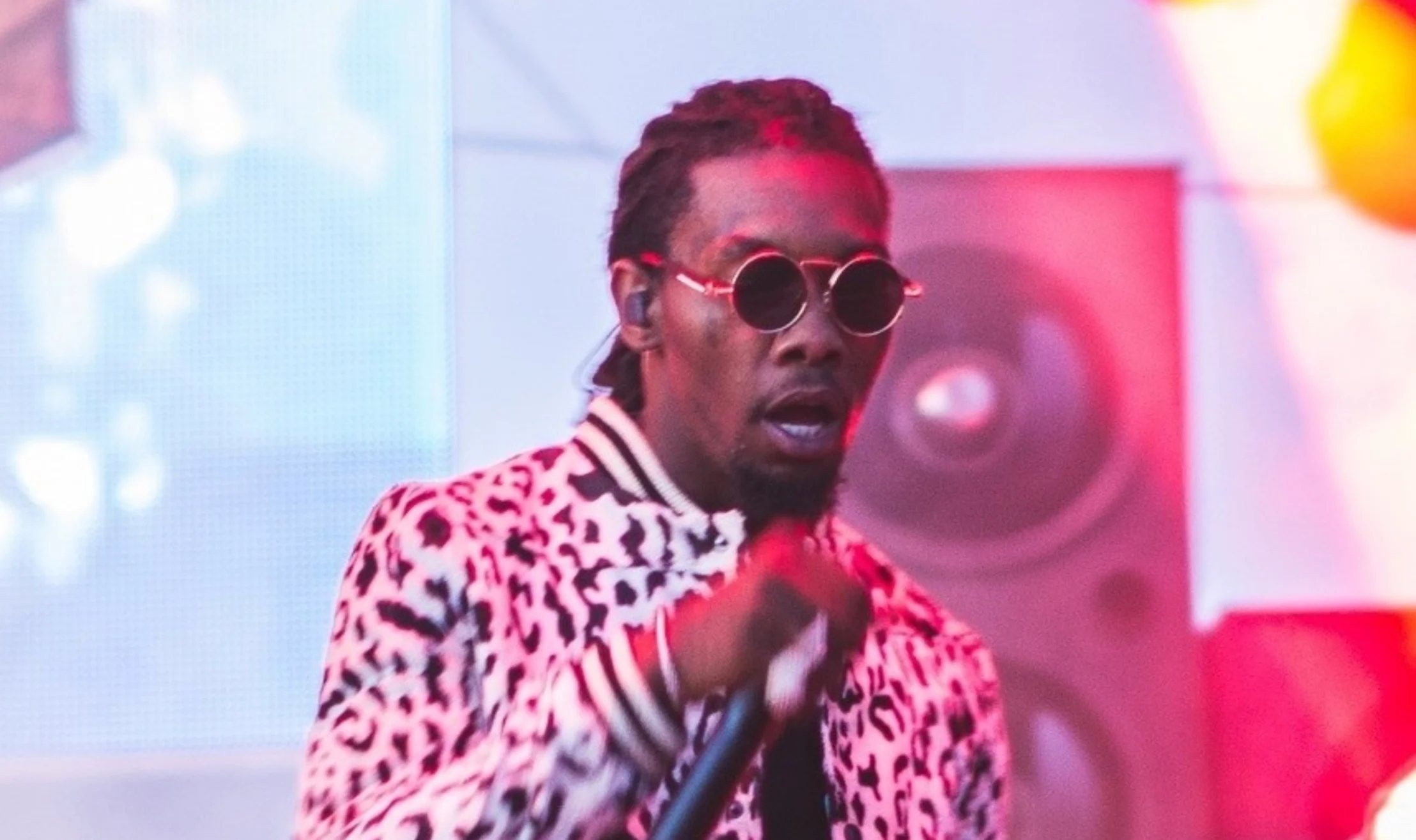 Offset performing at the Veld festival in August 2017.