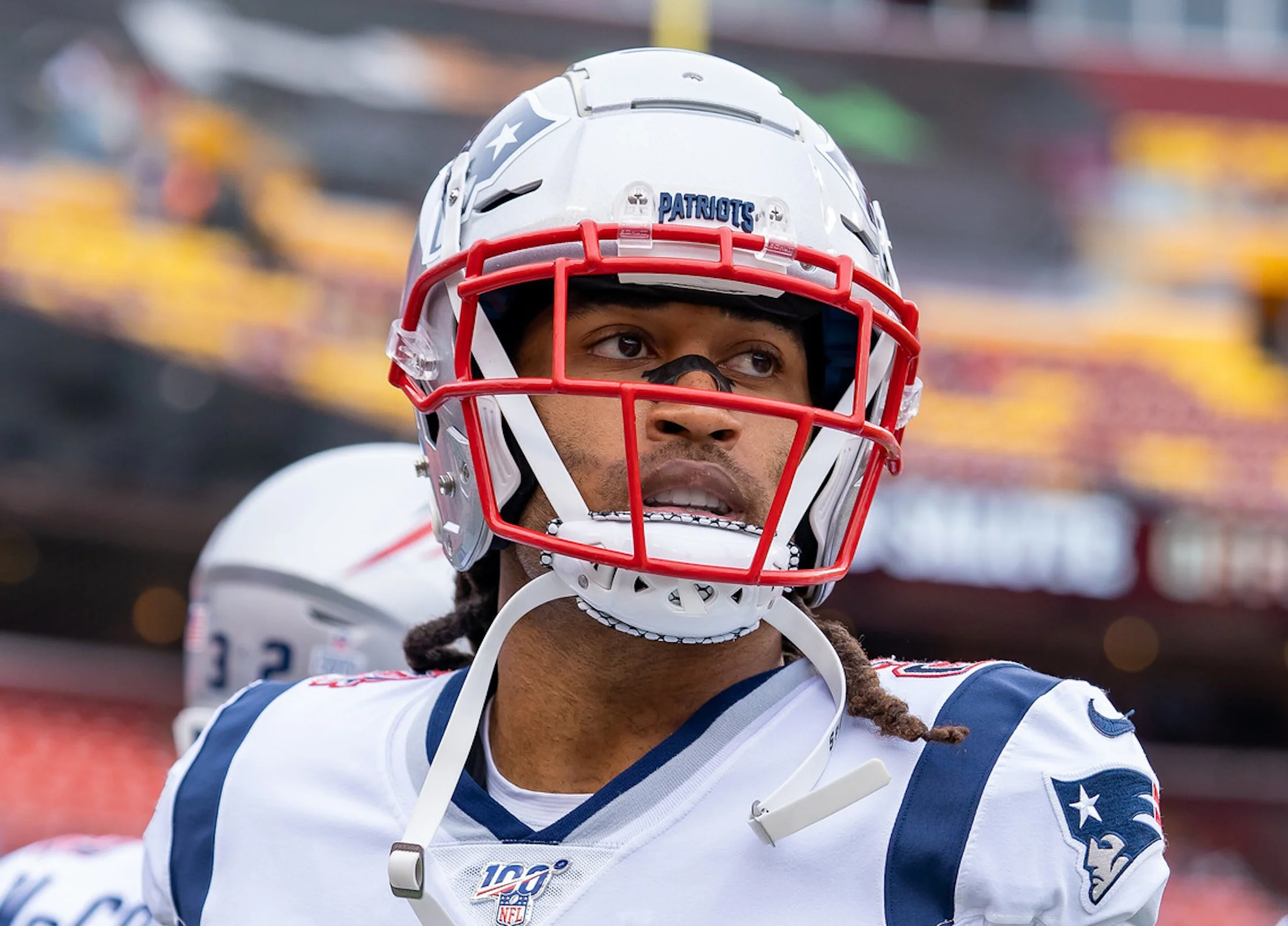 Two-time All-Pro cornerback and 2019 NFL AP Defensive Player of the Year Stephon Gilmore.