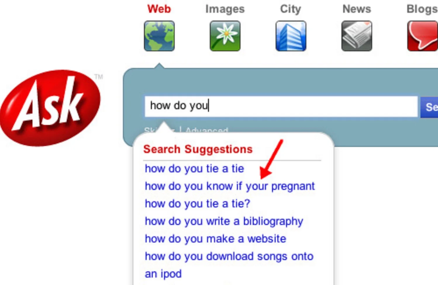 ask.com Homepage