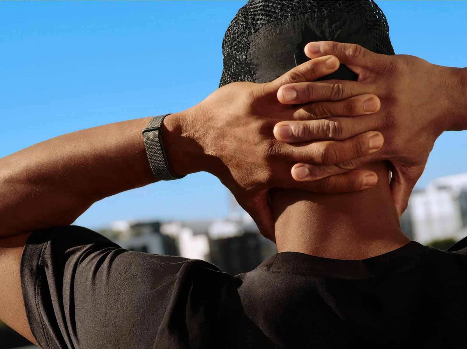 Google' screenless Fitbit Air.