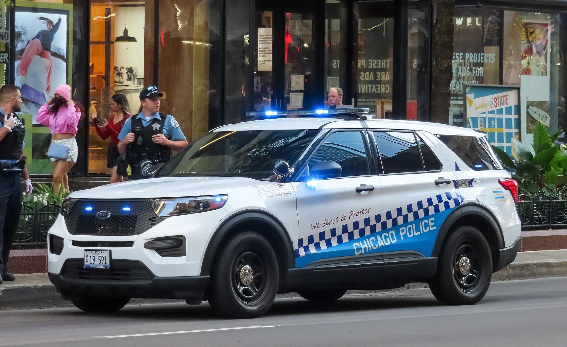 Chicago Police Ford Police Interceptor Utility 7905.