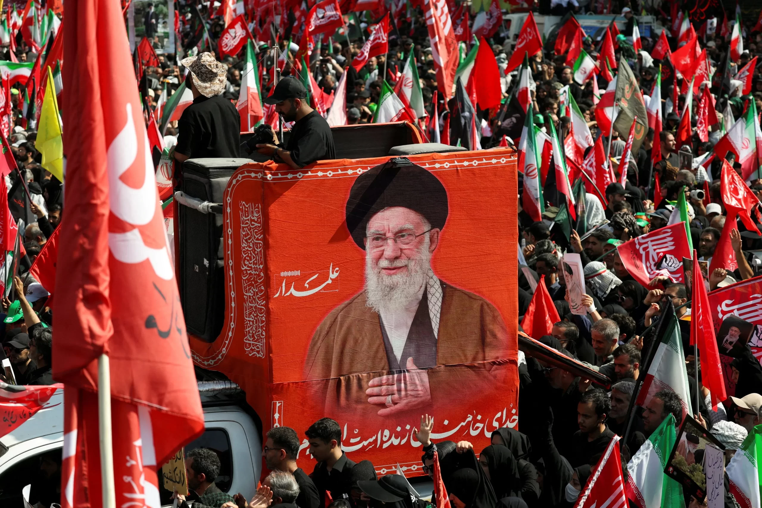 Ayatollah Ali Khamenei’s funeral in Tehran, Iran.